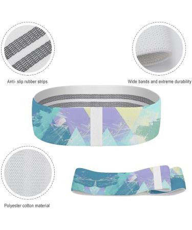 Buy Turquoise & Mint Printed Resistance Bands - Fabric Exercise & Leg Bands for Ultimate Fitness - Buy Online on GoSupps.com