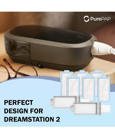 Replacement for Philips DreamStation 2 Filter Replacement Filters  2 Reusable Pollen Filters  and 6 Disposable Ultra-Fine Filters Kit Compatible with Dream Station 2 Machine USA Made - Buy Online on GoSupps.com