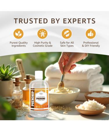 33RD PARALLEL SOAP CO. Phenonip Preservative (4oz) | Broad Spectrum Cosmetic Preservative for Lotions, Creams, Scrubs & Haircare Enhances Product Stability & Shelf Life | 4 OUNCES - Buy Online on GoSupps.com