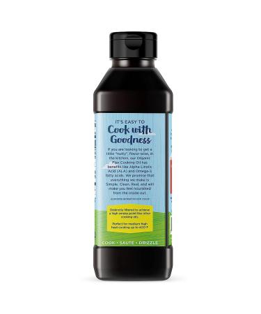 Carrington Farms Organic Flax Seed Cooking Oil  For Use in Medium to High Heat Cooking  Nutty Flavor  Rich in ALA and Omega-3 Fatty Acids - Buy Online on GoSupps.com