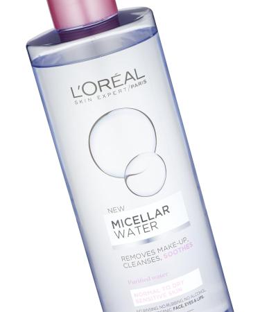 L'Oreal Paris Micellar Water Makeup Remover 400ml - Normal to Dry Skin - Buy Online on GoSupps.com