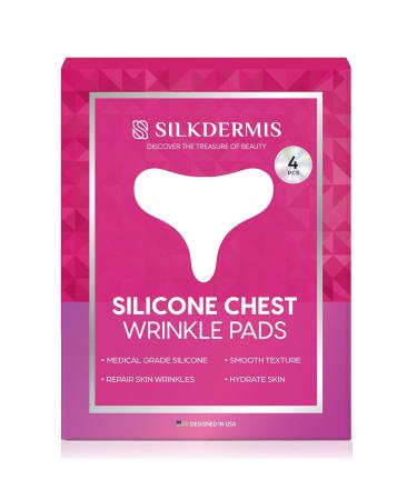 Silicone Chest Wrinkle Pads - Reusable 4 Pcs for Side Sleeping - Reduce Chest Wrinkles Effectively - Buy Online on GoSupps.com
