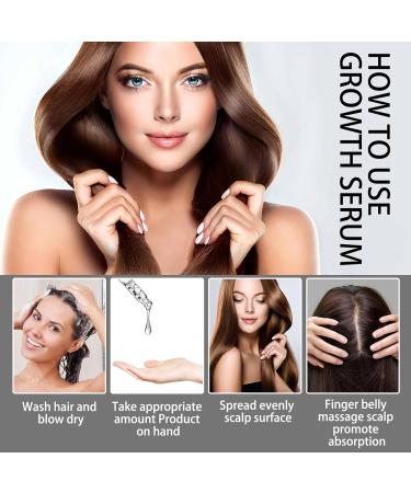 Hair Growth Serum Ginger Hair Growth Oil for Bald Thin Hair Repairs Hair Follicles Stronger Hair Hair Growth Oil for Women & Men - Buy Online on GoSupps.com
