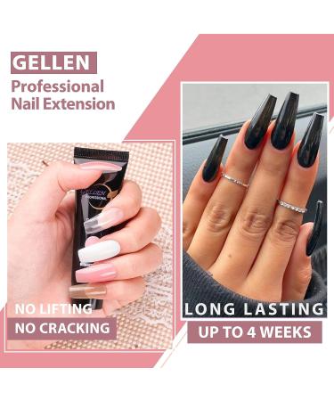 GELLEN Poly Nail Gel Kit - 6 Colors Extension Set for Acrylic Nails | Manicure Tools & Technician Starter Gift for Women - Buy Online on GoSupps.com