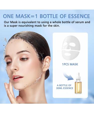 Bio-Collagen Real Deep Mask 4PCS Masque Collagene Visage Cor en Hydratant Anti- ge Mask Collagen Korean Bio Collagen Overnight Mask Collag ne Masque Soluble pour les Peaux S ches Ternes - Buy Online on GoSupps.com
