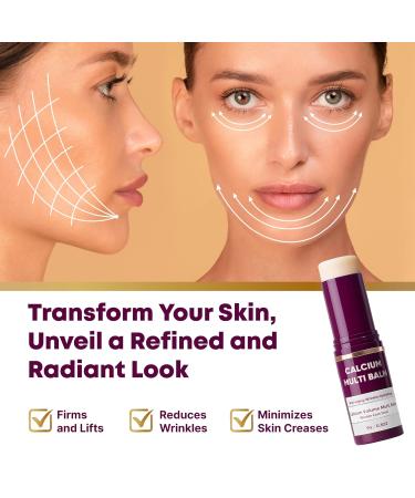 Layla Mae Calcium Volume Multi Balm Stick - Anti-Wrinkle Face Lift Firming & Tightener Skincare - Wrinkles Smooth Skin Eye Lip & Neck Care Hydrating Moisturizing Multi-Balm with Collagen 0.3 Ounce (Pack of 1) - Buy Online on GoSupps.com