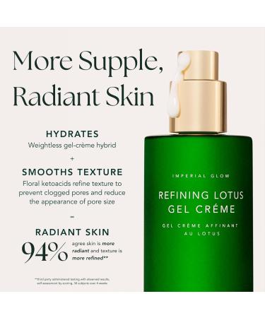 Buy RANAVAT Refining Lotus Gel Cream - Hydrating Gel Moisturizer & Pore Minimizer with Hyaluronic Acid - Improve Radiance & Texture - International Shipping Available - Buy Online on GoSupps.com