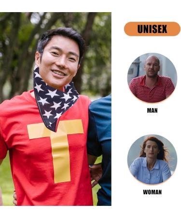 3Pcs American Flag Bandana Headwear | USA Patriotic Accessories for Unisex - International Shipping Available - Buy Online on GoSupps.com