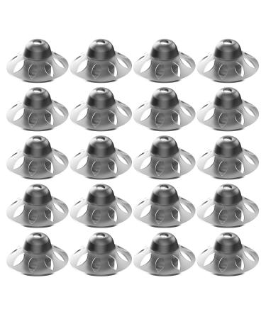 Onsolo Hearing Aid Dome Replacement 20pcs Soft Silicone Open Hearing Aid Tube Accessories Earbud Earplug Parts for Adults/People with Moderate Hearing Loss 8mm - Medium - Buy Online on GoSupps.com