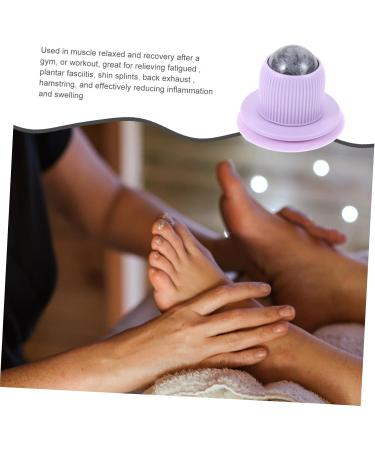 Healeved Rollerball Massager | Body Relaxation & Lymph Massage Device | Suction Cup Muscle Relief & Jade Pebble Gel Massage Ball - Buy Online on GoSupps.com