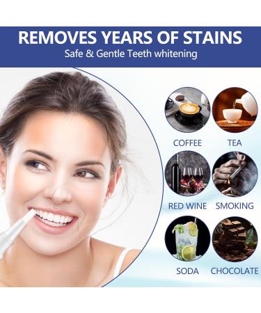 Teeth Whitening Pen 4-Pack Teeth Whitening Gel Kit Natural Formula Removes Years of Stains Enamel Whitening Gel Fast and Gentle Whitening Teeth - Buy Online on GoSupps.com
