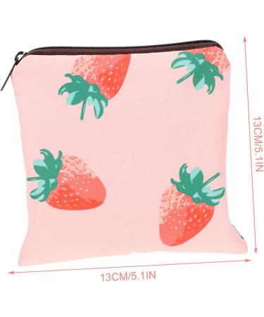 Healifty 6 Pcs Napkin Storage Bag Lipstick Holder Shaving Bag Mini Wallet Children's Coin Purse Period Pouch Women's Accessory Tampon Holder Organizer - Assorted Colors (2pcs) - 13X13CM - Buy Online on GoSupps.com