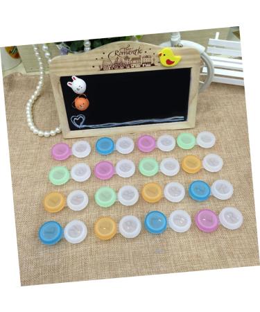 Lurrose 10-Pack Contact Lens Container Kit | Clear Holders with Mirror Stand & Makeup Remover | Travel Essentials for Lens Care - Buy Online on GoSupps.com