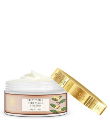 Buy Forest Essentials Velvet Silk Body Cream Cocoa Butter 200g | Hydrating Luxury Skincare - Shop Internationally - Buy Online on GoSupps.com