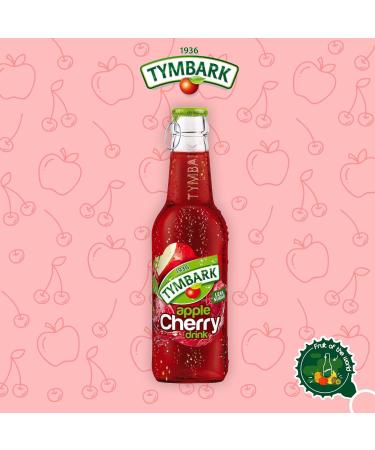 Original Polish Tymbark Drinking Juice | 250ml | The Fruity Refreshment from Poland | Less Sugar Juicy Refreshing Fruit Drink | Perfect For a Meal - Pack of 12 (Cherry Apple Drink) - Buy Online on GoSupps.com