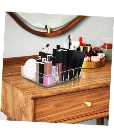 PRETYZOOM 2pcs Stand Case Divided Eyeshadow Display Makeup Storage Clear Holder Desktop Dresser Palette - Buy Online on GoSupps.com