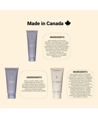 DANS UN JARDIN Beard Shaving Kit Made in Canada - Shower Gel After-Shave Balm & Shaving Gel - Boreal Ice - Skin-Friendly - Beard Gift Set for Silky Smooth Shave - All Skin Types - Vegan - 3-Pack - Buy Online on GoSupps.com