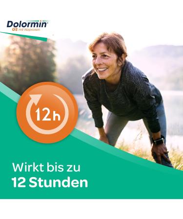 Dolormin GS for Joint Pain - Fast Relief with Naproxen - 30 Tablets - Osteoarthritis Support - Up to 12 Hours of Relief - Buy Internationally - Buy Online on GoSupps.com