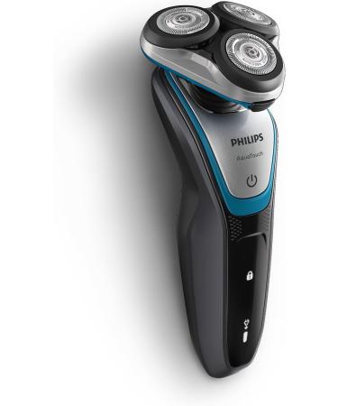 Philips S5400/06 Series 5000 Aqua Touch Electric Shaver with Smart Click Precision Trimmer Charcoal Grey - Aquatic Blue - Super Nova Silver 5 Piece Set - Buy Online on GoSupps.com