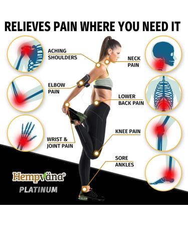 Hempvana Platinum Pain Cream 4oz - Fast Relief for Inflammation, Muscle & Arthritis - Buy Online on GoSupps.com