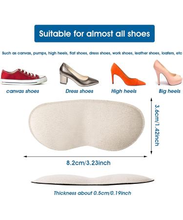 Sibba Heel Grips - 2 Pairs Self-Adhesive Cushion Inserts for Men and Women | Prevent Heel Slipping and Blisters | Nude Color - Buy Online on GoSupps.com