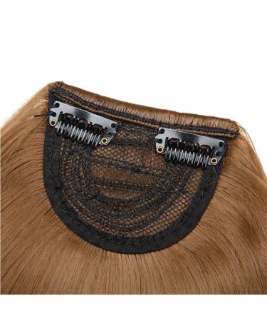 Buy SEGO Clip-in Pony Hairpiece Extensions - Realistic Coffee Brown Fringe Bangs | International Shipping Available - Buy Online on GoSupps.com