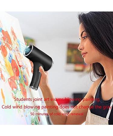 Travel Hairdrye Cordless Portable Blow Dryer Hair Dryer Cordless Rechargeable Portable Hot And Cold Fan For Travel Camping Beach Blackout Plug In And Blow Hot Air White - Buy Online on GoSupps.com