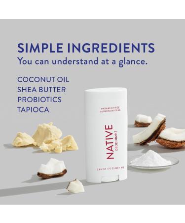 Native Deodorant Contains Naturally Derived Ingredients 72 Hour Odor Control | Seasonal Scents for Women and Men Aluminum Free with Baking Soda Coconut Oil & Shea Butter | Cinnamon Hearts - 3 Pk 3 Ct - Sweet Cinnamon Hearts - Buy Online on GoSupps.com