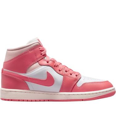 Nike Men's Air Jordan 1 Mid SE Basketball Shoes - 40 EU - White Sea Coral | International Shipping Available - Buy Online on GoSupps.com
