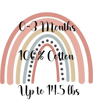 Hoolaroo Personalised Baby Pregnancy Announcement Onesie - Rainbow Baby Reveal 0-3 Months Clothing - Buy Online on GoSupps.com