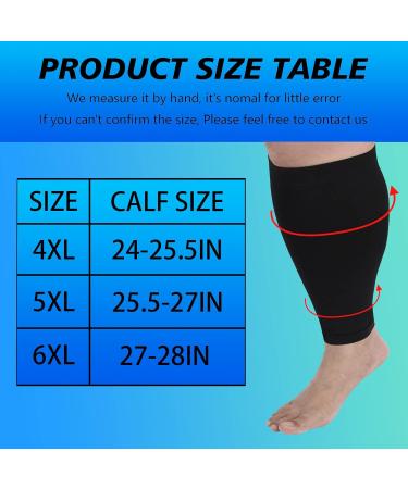 Calf Compression Sleeves for Men & Women - Ultimate Support for Shin Splints Circulation Varicose Veins & Swelling | Plus Size Available - Buy Online on GoSupps.com