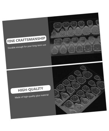 DOITOOL 15sheets Nail Jelly Glue Nail Art Supply Sweatproof Nail Glue Clear Nail Tabs Glue Stickers Fake Nail Glue Professional Fake Nails Glue Manicure Glue Nail Piece Pink Invisible - Buy Online on GoSupps.com