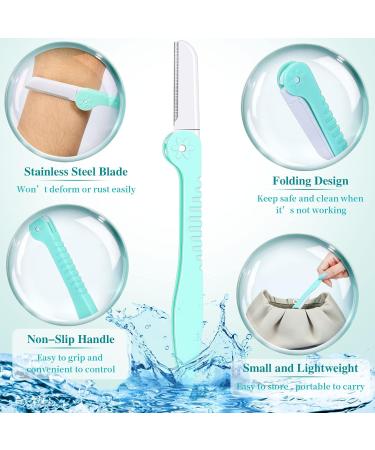 4-Piece Foldable Eyebrow Razor Set for Women & Men | Facial Hair Remover & Shaver - Buy Online on GoSupps.com