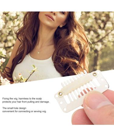 100PCs U-Shaped Hair Extension Clips - 1.3in Wig Clips for DIY Hairstyles Accessories for Brides & Women - Buy Online on GoSupps.com