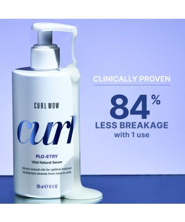 Curl Wow Flo-etry Vital Natural Serum - Rich-Oil Blend for Plush, Juicy Curls - Buy Online on GoSupps.com