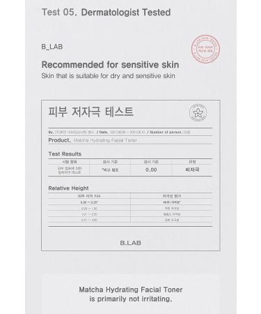 B_LAB Matcha Hydrating Facial Toner 150ml - Refreshing Skin Tonic - Buy Online on GoSupps.com