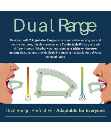 Silicone Jaw Stretcher - Effective TMJ Pain Relief Tool | Gentle Jaw Relaxer for Jaw Clenching & TMJ Relief Products - Buy Online on GoSupps.com