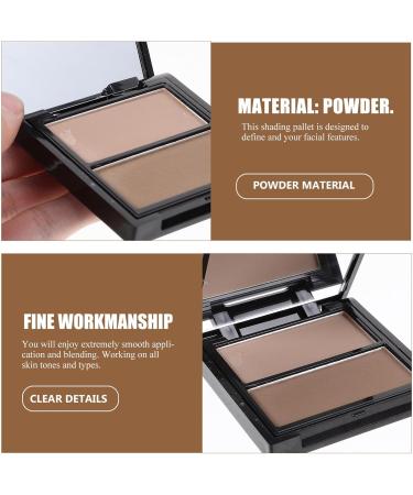 Healifty Palette Cosm tique 2 Couleurs Compacte Illuminatrice et Poudre Ombrer pour Visage Contours et Nez Usage Professionnel et Quotidien - Buy Online on GoSupps.com