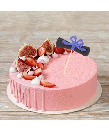 HOLIDYOYO 12pcs 2024 Graduation Season Cake Insert Top Hat Cupcake Toppers Graduation Toppers 2024 Grad Party Supplies Graduation Cupcake Topper Dessert Paper Decorations - Buy Online on GoSupps.com
