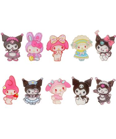 Cartoon Anime Hair Accessories Kawaii Anime Hair Clips Cute Girl Hairpin Set Cartoon Clip Bangs Clip (A)