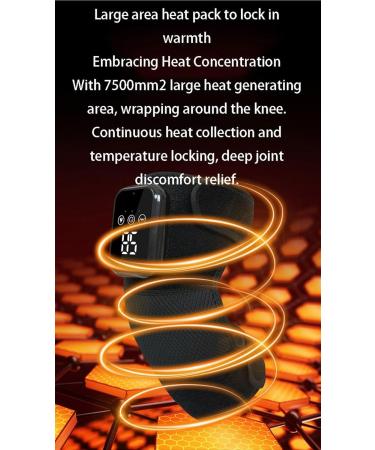Heated Knee Massager with Vibration & Heat | 3-in-1 Leg & Elbow Pain Relief Pad | Best for Knee & Ankle Injuries - Buy Online on GoSupps.com