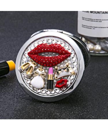 Beaupretty Travel Purse Mirror Compact - Double Sided Metal Round Mirror for Women - Buy Online on GoSupps.com