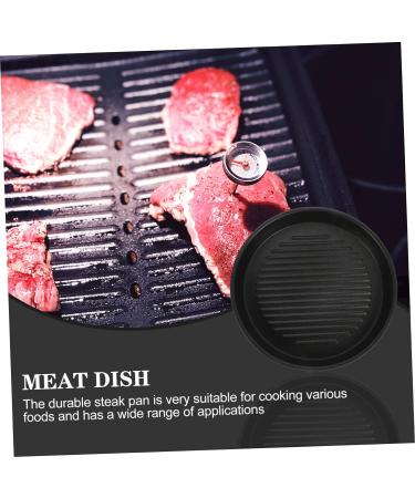 ABOOFAN 4pcs Non Stick Frying Pan Portable BBQ Grill Square Griddle Induction Nonstick Frying Pan Induction Saucepan Induction Griddle Pan Top Teppanyaki Micro-Wave Oven Aluminum 16.5X16.5X2.5CMx4pcs Blackx4pcs - Buy Online on GoSupps.com