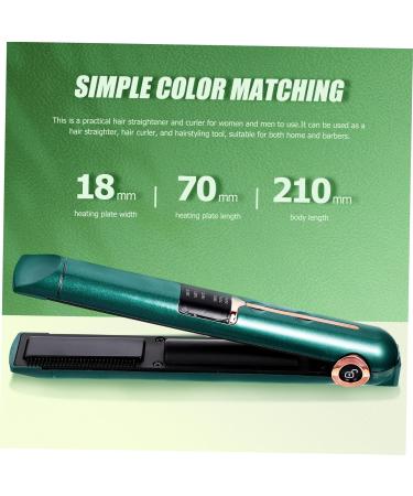 OHPHCALL 3pcs Curling Iron Mini Hair Straightener Travel Curling Wand Hair Curler Abs Green 21X4X3.5CMx3pcs Greenx3pcs - Buy Online on GoSupps.com