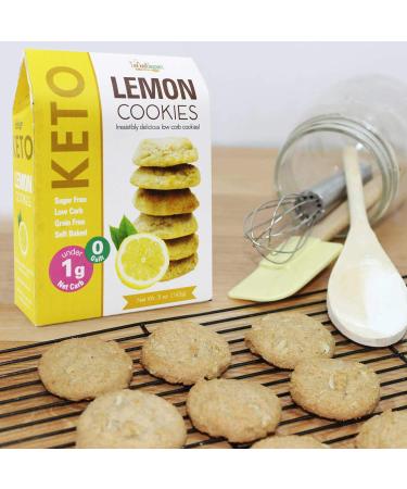 Spring Limited Edition Keto-Friendly Cookies Gift Set - Lemon Salted Caramel & Birthday Cake | Soft Baked, Sugar-Free, Grain-Free, Low Carb | 3 Boxes - Buy Online on GoSupps.com