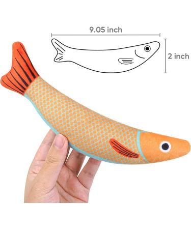 Aibuddy Catnip Toy 3PCS Cat Chew Toys Bite Resistant Catnip Toys with Bell Inside Plush Cartoon Kitten Teething Interactive Toy 1 Count (Pack of 3) - Buy Online on GoSupps.com
