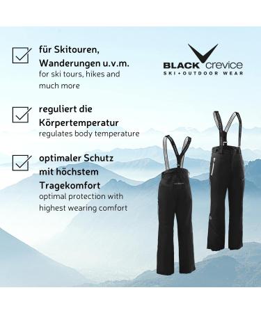 Buy Black Crevice Men's Ski Pants | Water & Windproof | Breathable High-Quality Active Snow Pants in Dark Blue | 100% Polyester Ski Gear - Buy Online on GoSupps.com
