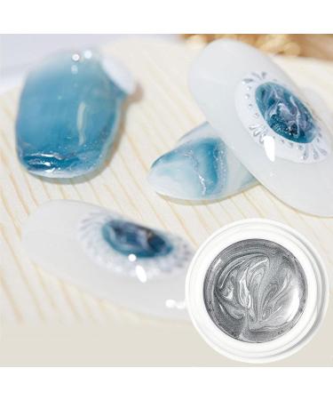 MetallicPainting Gel Nails Gold Silver Gel Nail Polish MetallicMirror MetallicGel Nail Polish Metal Painting Gel Silver Gel For Nails Soak Off UV/LED Salon Sliver - Buy Online on GoSupps.com