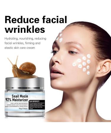 Snail Mucin 92% Moisturizer - Nourishing Daily Face Gel Cream for All Skin Types | Original Crema de Baba de Caracol - Buy Online on GoSupps.com