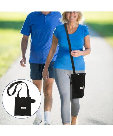 Healeved Urine Bag Cover - Adjustable Strap Catheter Leg Bag Holder for Men and Women - Black - Buy Online on GoSupps.com